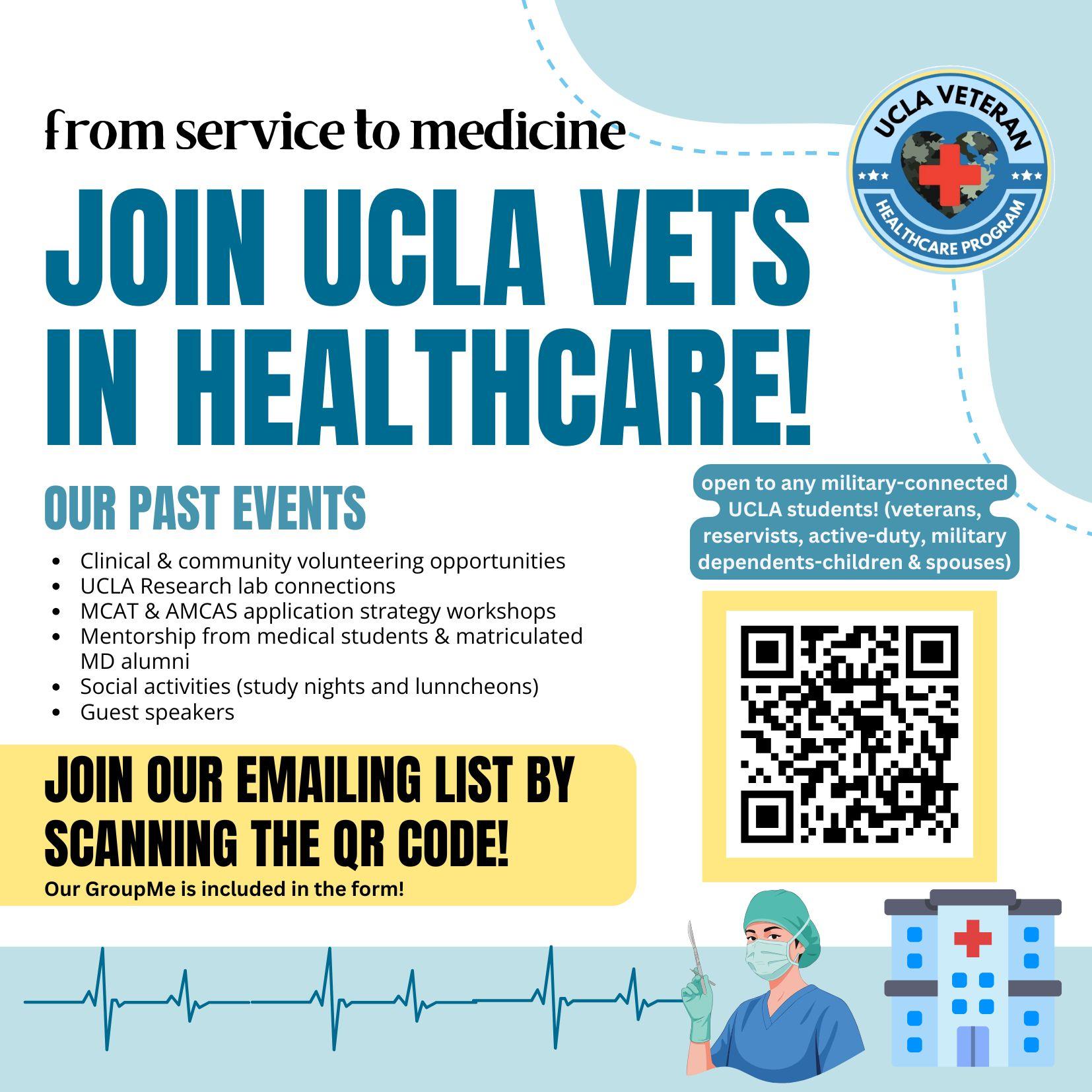 VIH QR Code Join Emailing List flyer