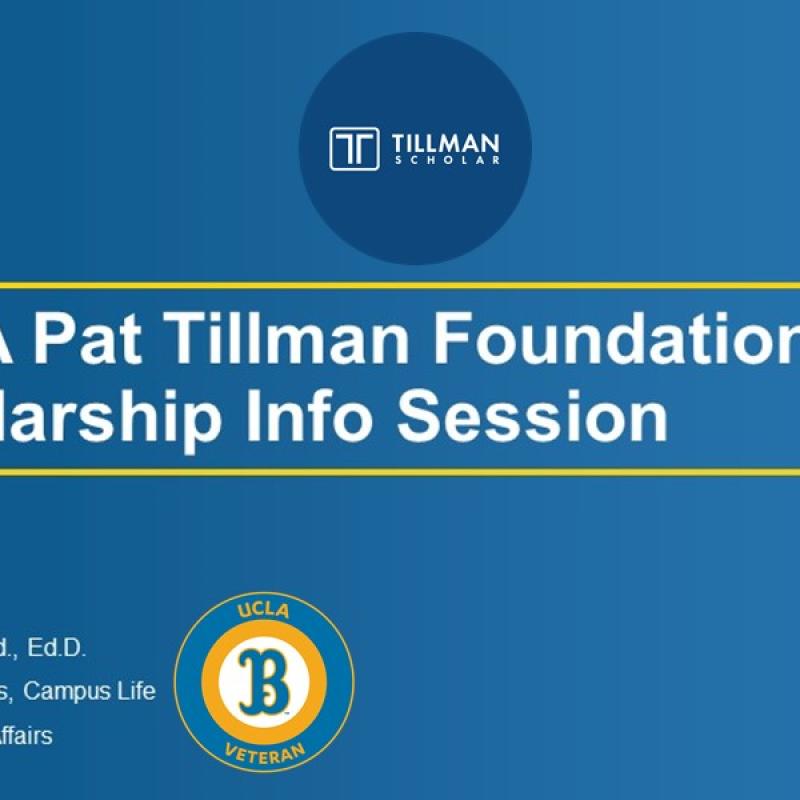 Pat Tillman Informational Session2022 Tile
